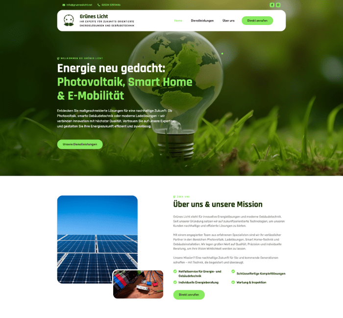 GrünesLicht Homepage